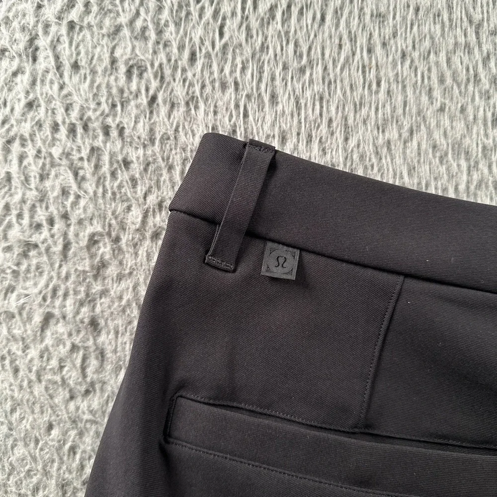 Lululemon Commission Pants Mens‎ 33 Black Stretch Tech Casual Golf Work Slim